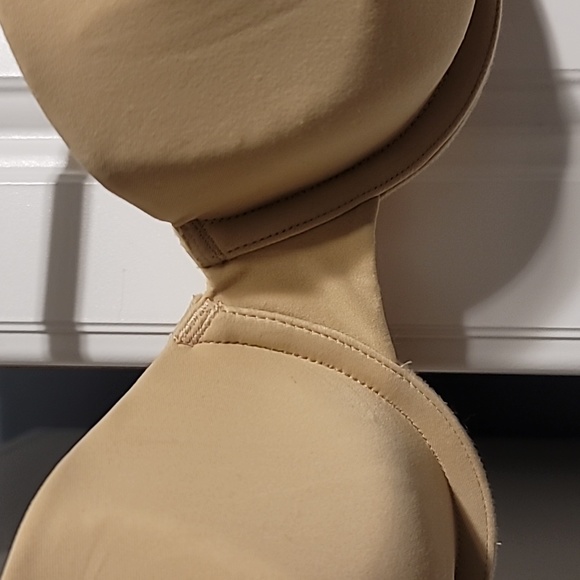 Victoria's Secret Women's Strapless Bra Tan Lightly Lined Removable Straps 36C - Picture 2 of 10